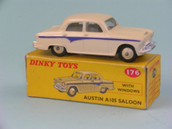A boxed Dinky Toys No.176 Austin A105 Saloon, the m