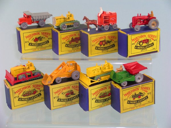 A group of eight boxed Moko Lesney miniatures to i
