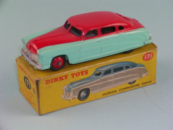 A Dinky Toys No. 171 Hudson Commodore Sedan, the m