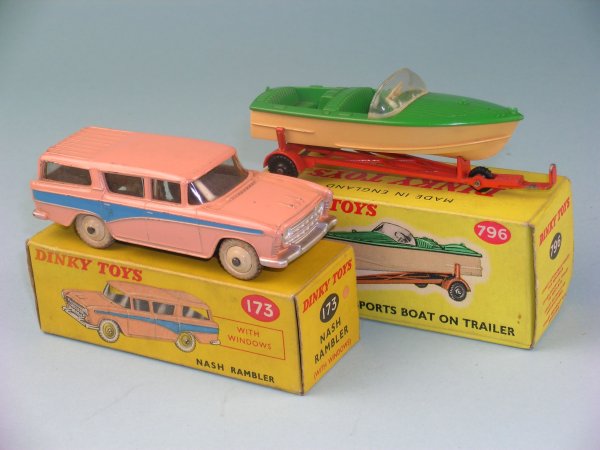 Two boxed Dinky toys, the first a No. 173 Nash Ram