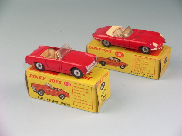 Two boxed Dinky Toys Sport Cars, the first a No.11