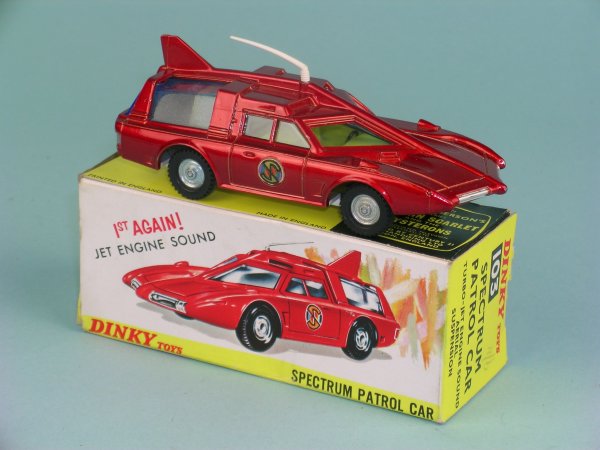 A boxed Dinky Toys No.103 Spectrum Patrol Car the