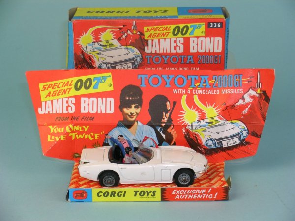 A boxed Corgi toys James Bond Toyoto 2000 GT model