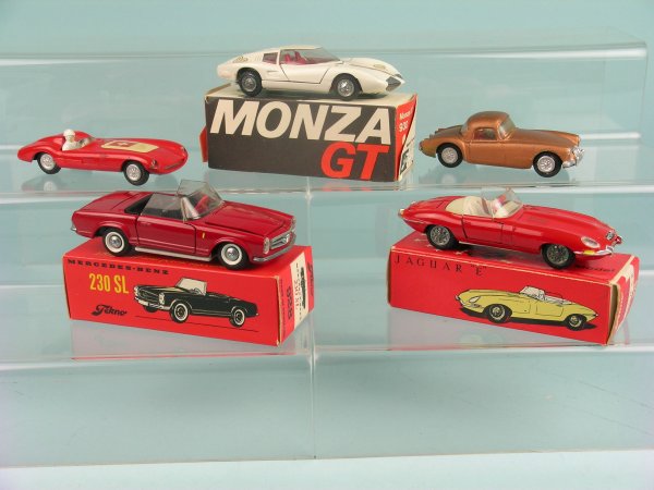 A group of three Techno toys to include a Monza GT