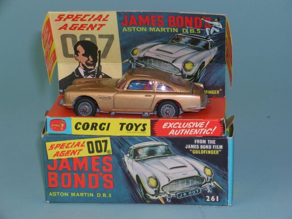 A boxed Corgi Toys No. 261 James Bond Aston Martin