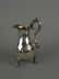 264C: A Dutch silver milk jug, 18th century, the balust