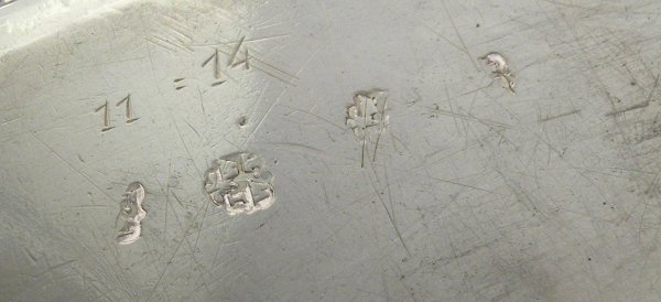 A John Wakelin & William Taylor dish liner, late - 2