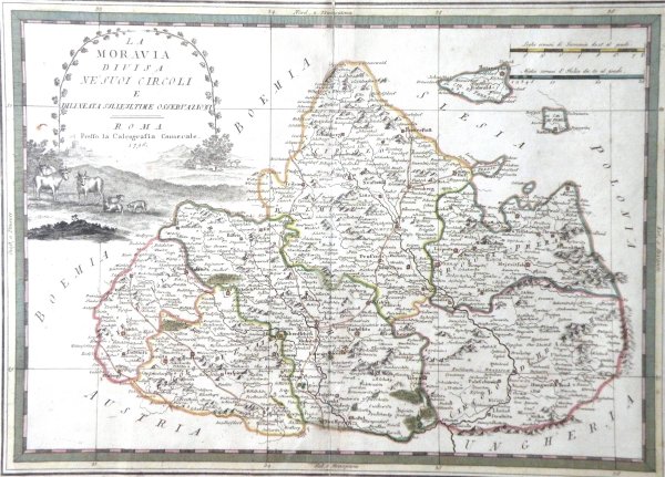 Giovanni Maria Cassini 'La Moravia Divisa Ne'suoi