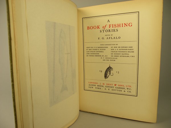 Aflalo, F G, 'A book of fishing stories', publish