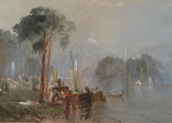 George Sheffield, 'Oriental Phantasy', watercolour