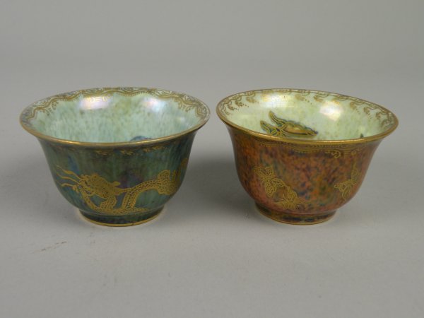 Two small Wedgwood lustre bowls, circa 1920, deco