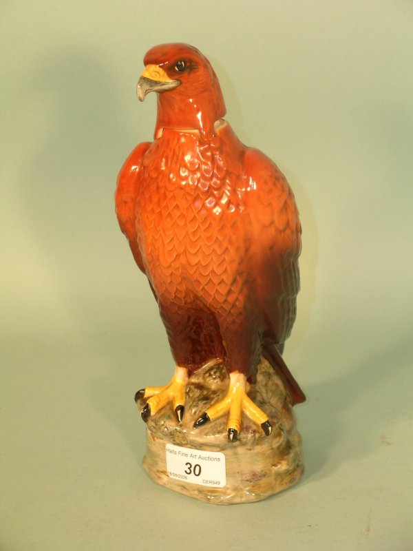 A Beswick Golden Eagle decanter