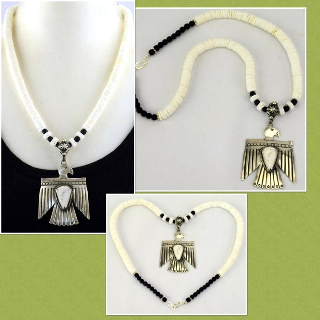 Thunderbird Pendant Necklace by Russell Sam (1 of 6)