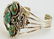 Navajo Sterling 3 Stone Turquoise Bracelet - 2