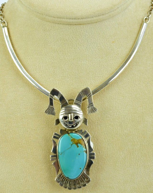 Nelson Morgan Sterling Kachina Necklace (1 of 5)