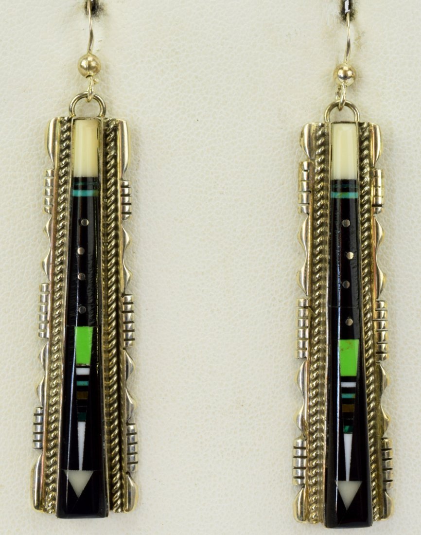 Ray Jack Sterling Micro Inlay Earrings (1 of 6)