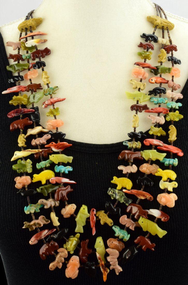 Zuni Masterpiece Fetish Necklace by Rosita Kamassee (1 of 3)