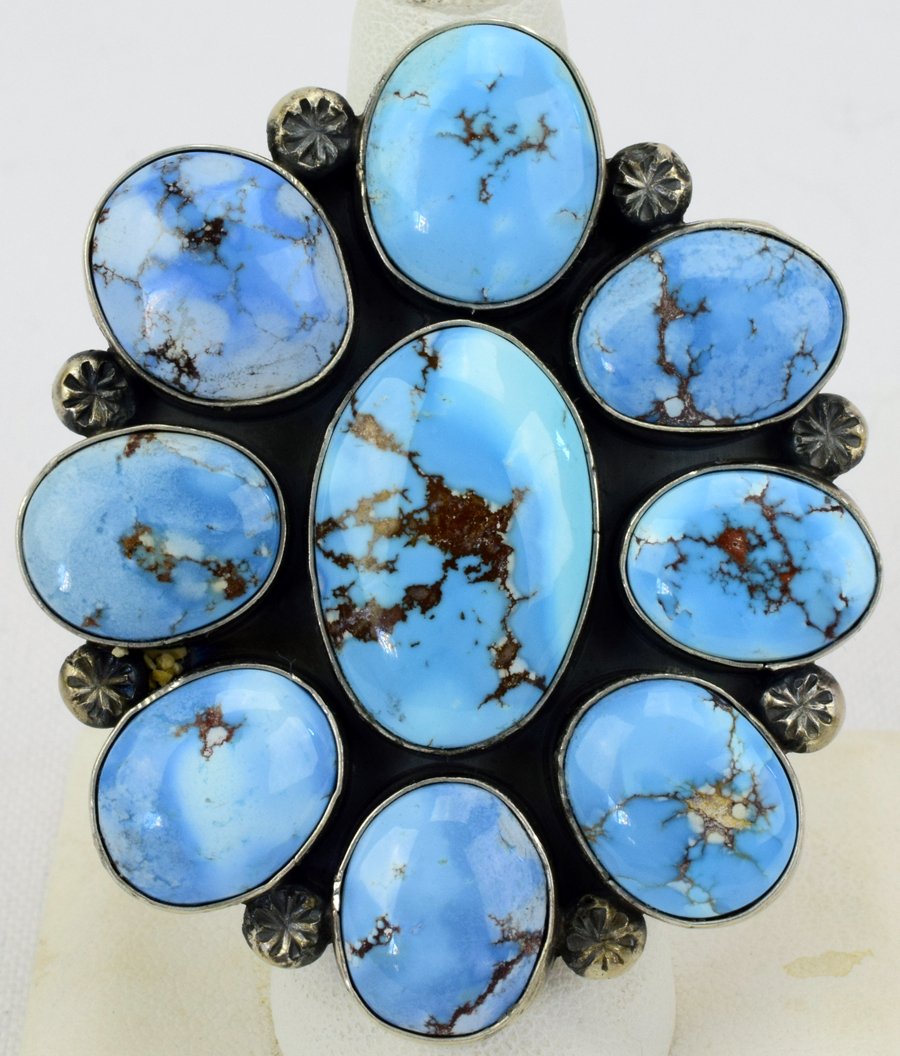Rare Golden Hill Turquoise Ring by Mary Ann Spencer (1 of 5)