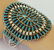 Vintage Sterling Turquoise Needlepoint Bracelet - 4