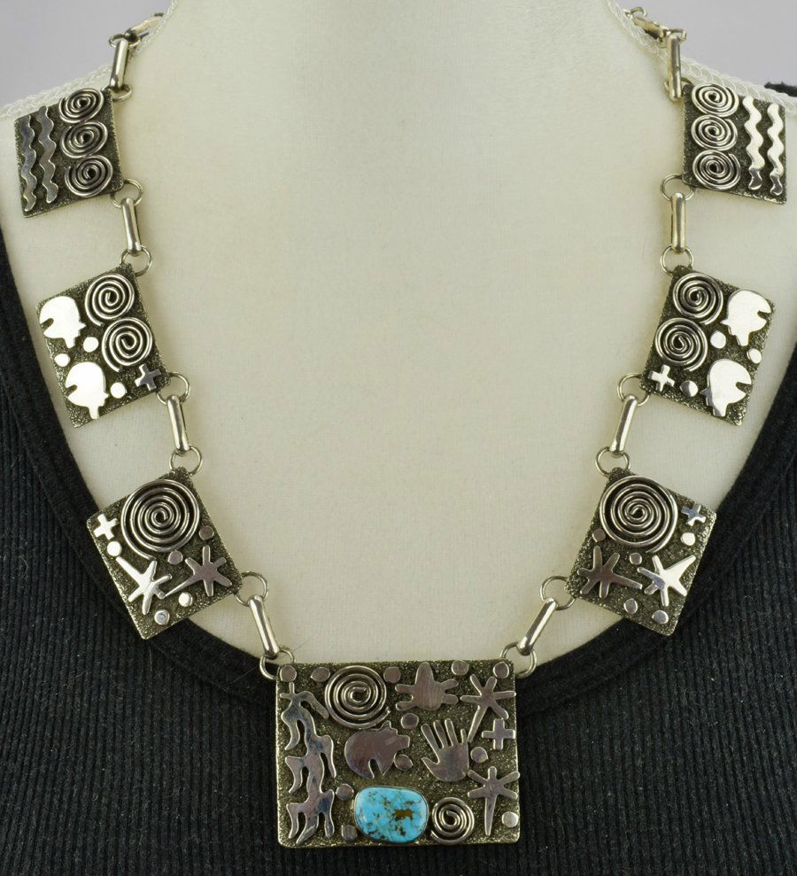 Masterpiece Sterling Necklace Set by Alex Sanchez (1 of 5)