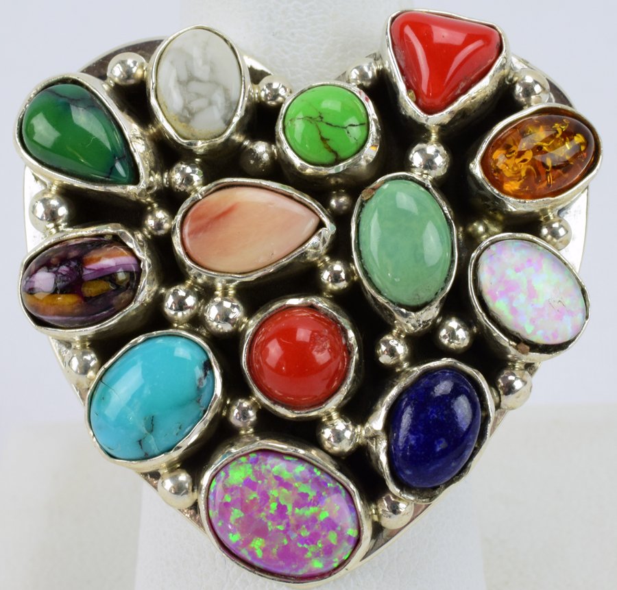 Navajo Multi Stone Women's Ring - Emer Thompson (1 of 4)