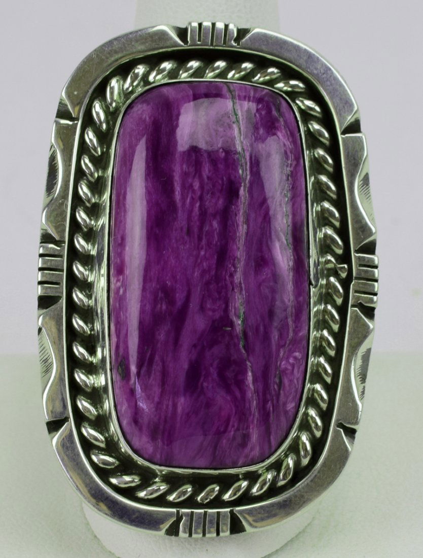 Chimney Butte Sterling Charoite Ladies Ring (1 of 5)