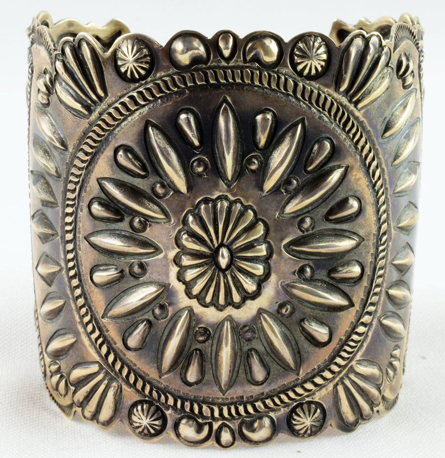 Masterpiece Repousse & Stamped Cuff (1 of 5)