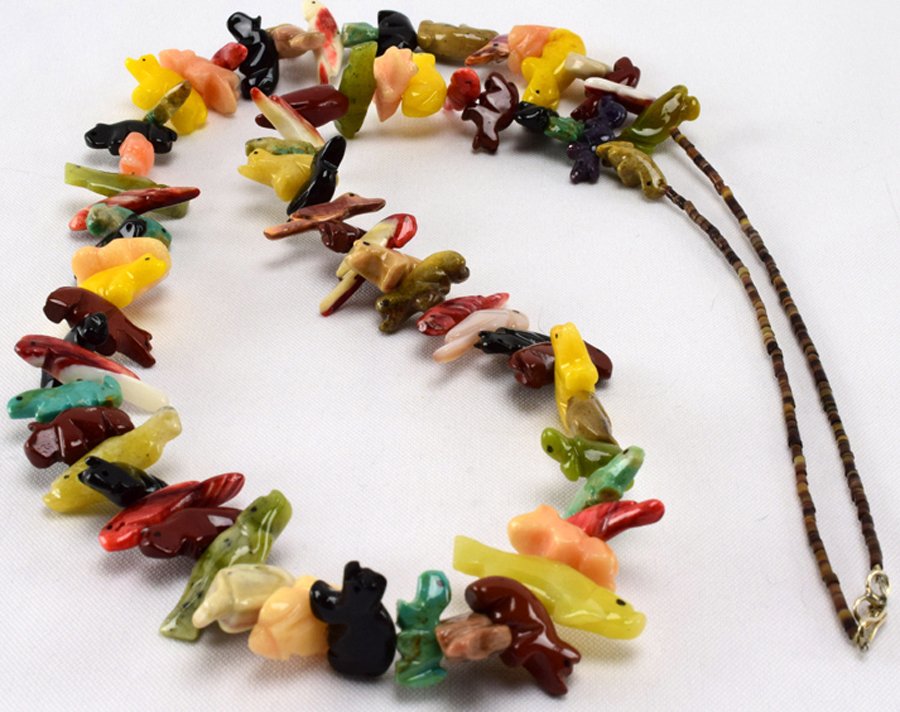 Zuni Masterpiece Fetish Necklace by Rosita Kamassee (1 of 4)