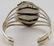 Navajo Sterling Sonoran Turquoise Stone Bracelet - 4