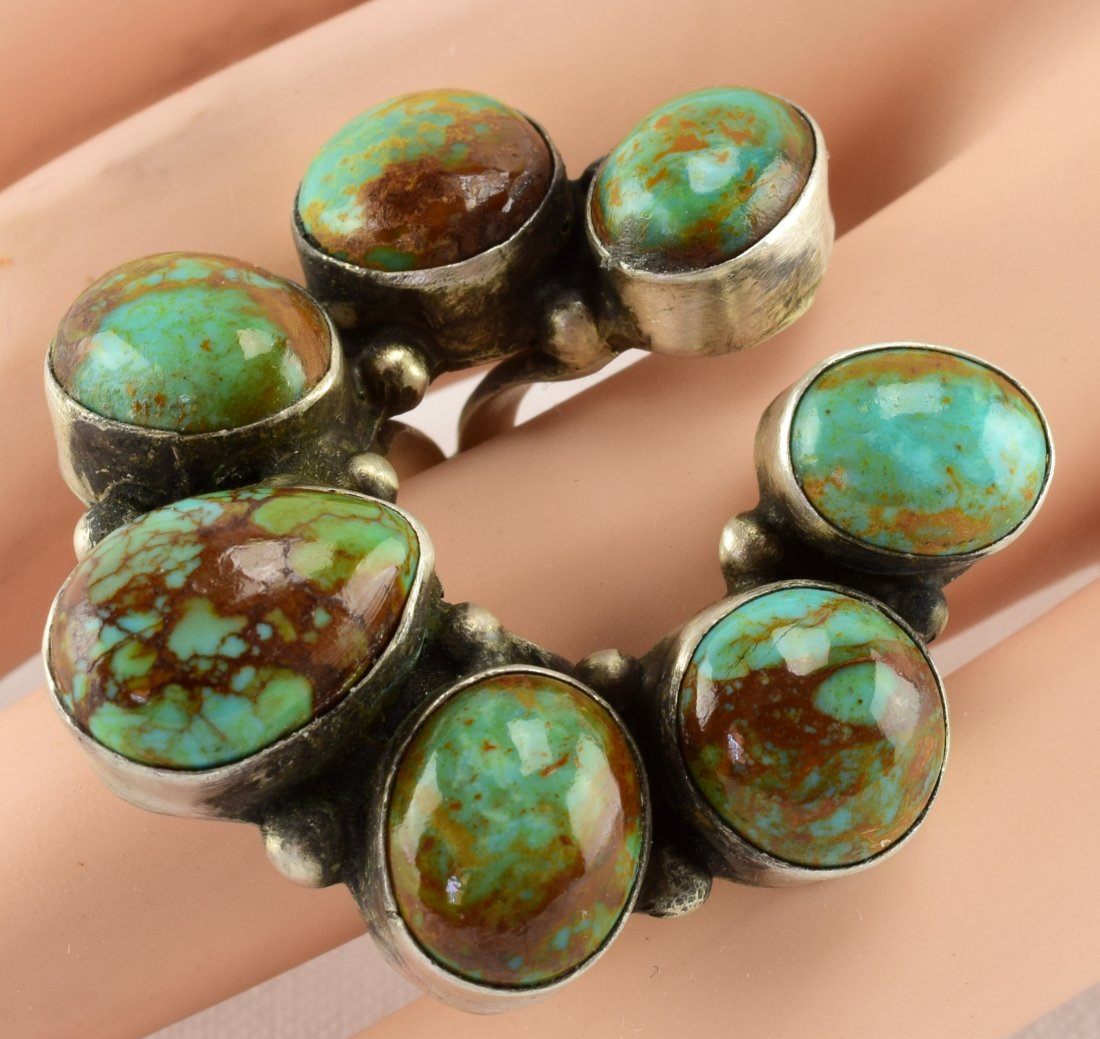 Robert Shakey Royston Naja Turquoise Ring (1 of 4)