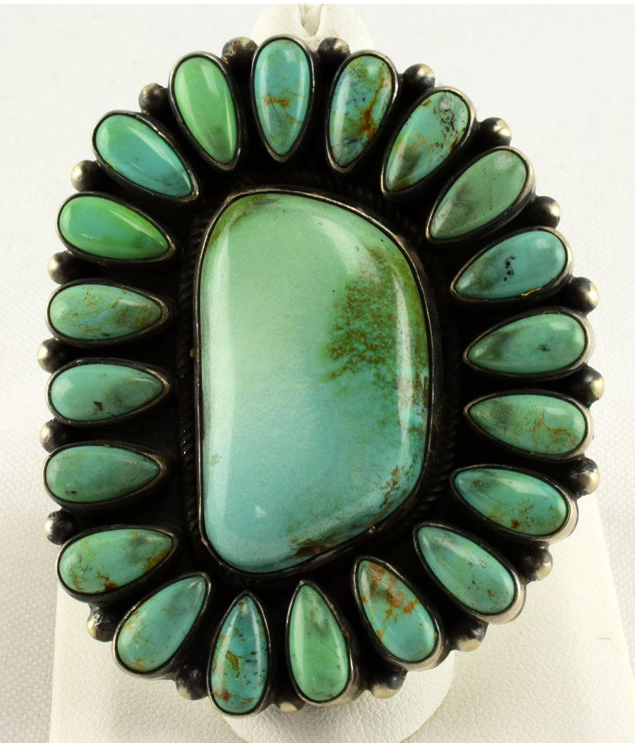 Navajo, B. Johnson Sterling Royston Large Ring (1 of 4)