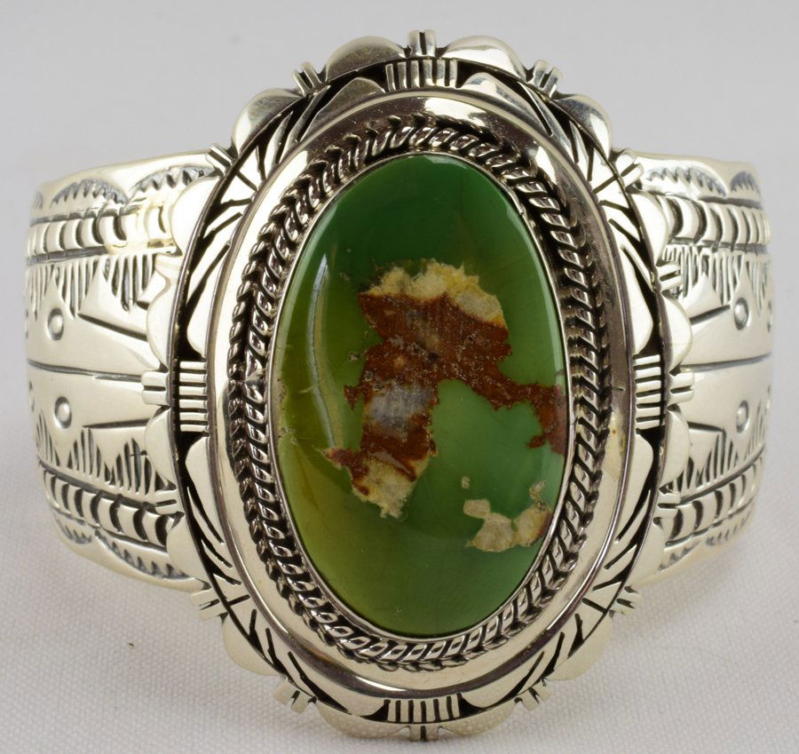 Masterpiece Huge Tortoise Turquoise Cuff Bracelet (1 of 6)