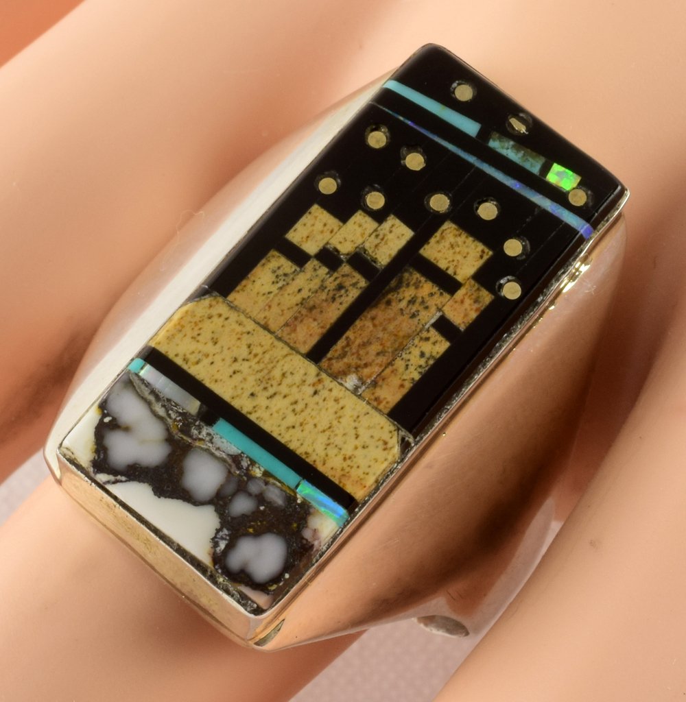 Gilbert Smith Sterling Micro Pave Inlay Men (1 of 4)