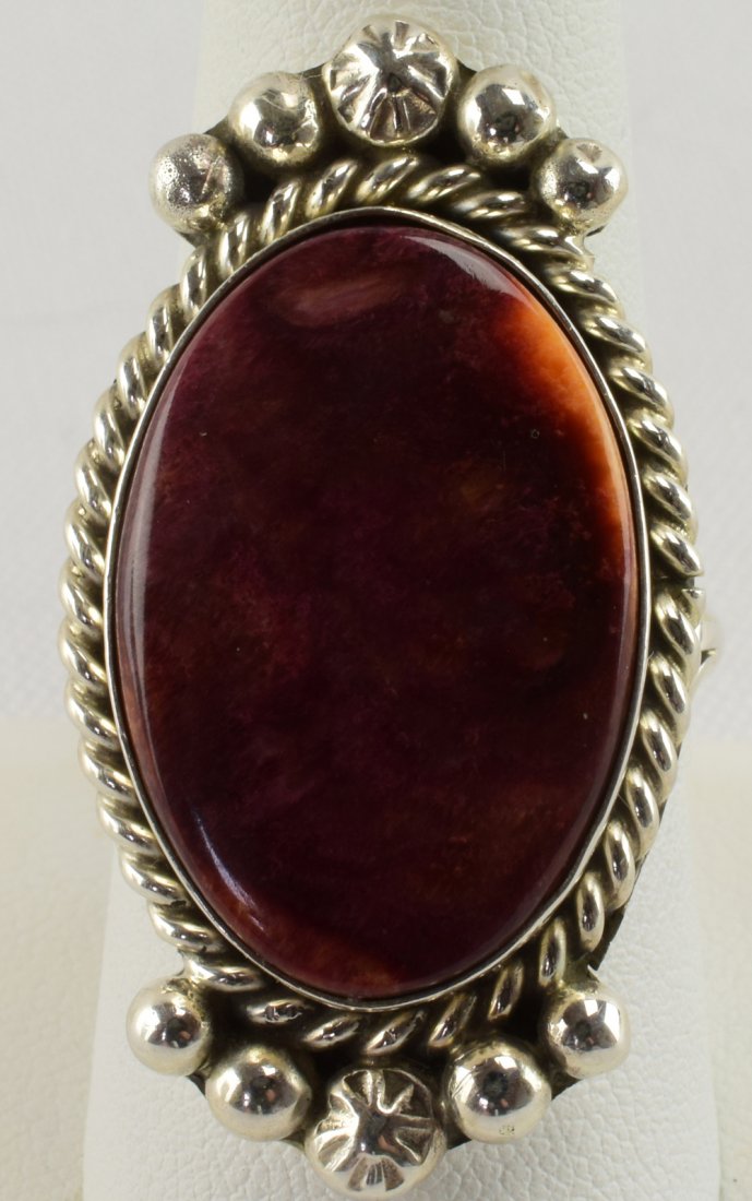 Augustine Largo Sterling Purple Spiny Oyster Ring (1 of 3)