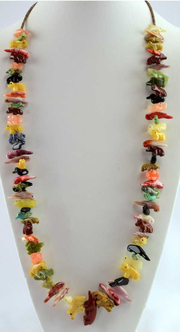 Zuni Masterpiece Fetish Necklace by Rosita Kamassee (1 of 6)