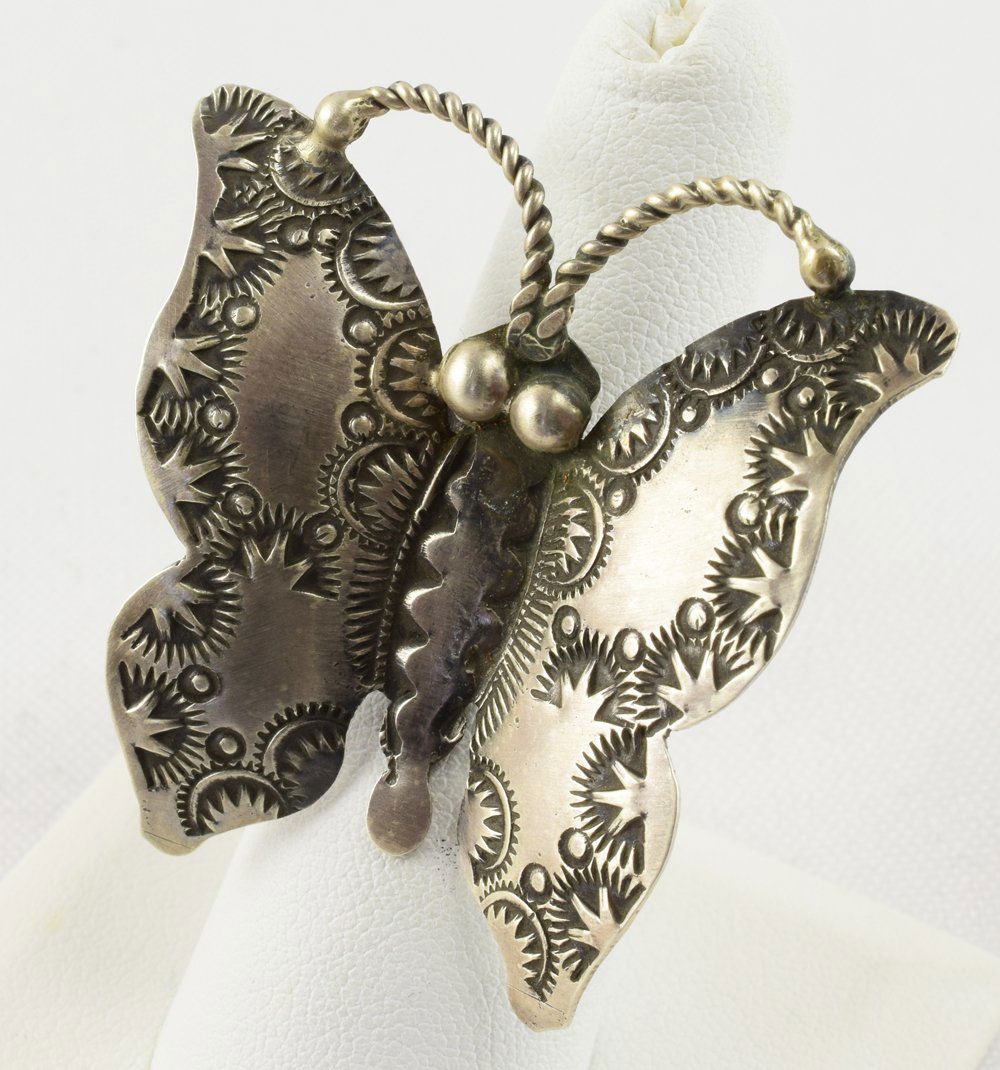 Vincent Platero Sterling Silver Butterfly Ring (1 of 4)