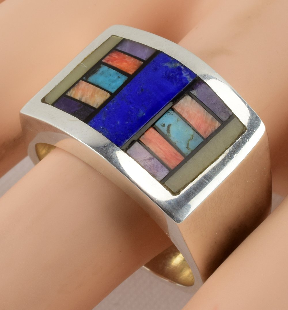 Navajo Sterling Inlay Men (1 of 4)