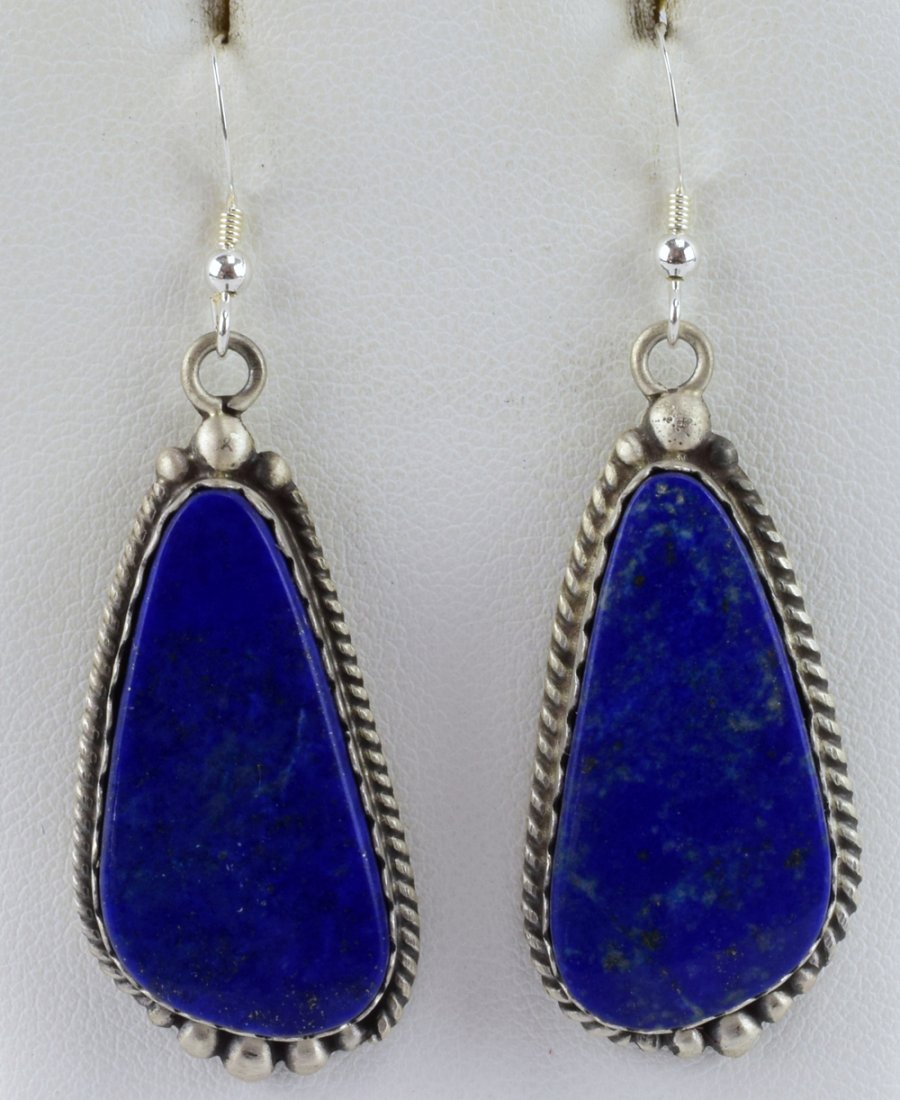 Elouise Kee Sterling Silver Lapis Earrings (1 of 3)