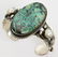 Navajo Sterling Indian Mtn. Turquoise & MOP Bracelet - 4