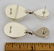 Navajo Sterling White Buffalo Turquoise Earrings - 3