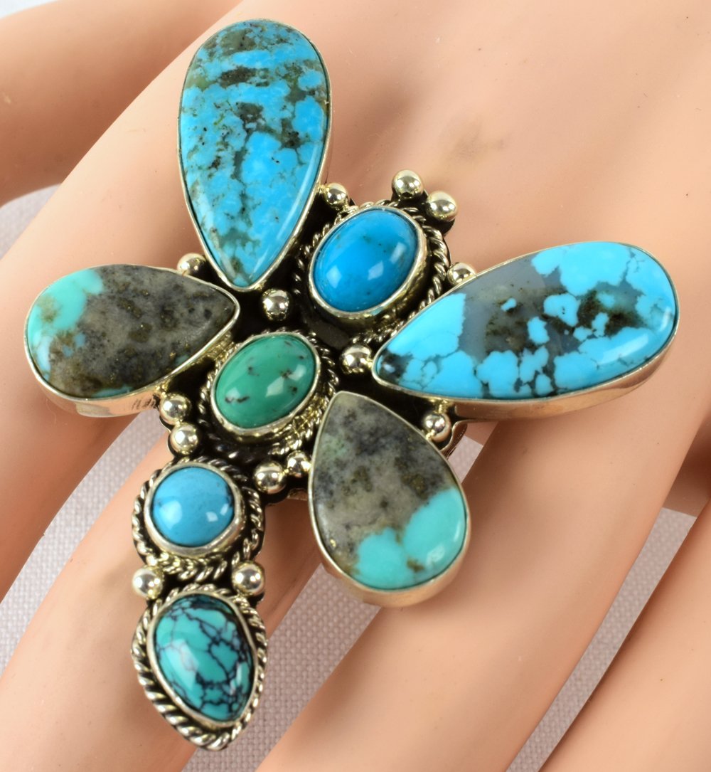 Navajo Dragonfly Ring-E.Richards (1 of 3)