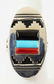 Native American Sterling Silver Cobblestone Inlay Ring - 3