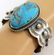 Navajo Sterling Kingman Turquoise Bracelet - 4
