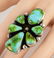 Boyd Ashley Sterling Sonoran Gold Turquoise Ring - 2