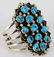 Navajo, Sterling Ithaca Peak Turquoise Bracelet - 3