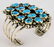 Navajo, Sterling Ithaca Peak Turquoise Bracelet - 5