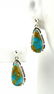 Native American Sterling Royston Turquoise Earrings - 2