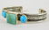 Native American Turquoise 3 Stone Bracelet - 3
