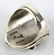 Navajo Sterling Bear Claw Men's Ring w/Royston Turq. - 4