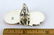 E. Richards Sterling Spiny Oyster Double Stone Ring - 3